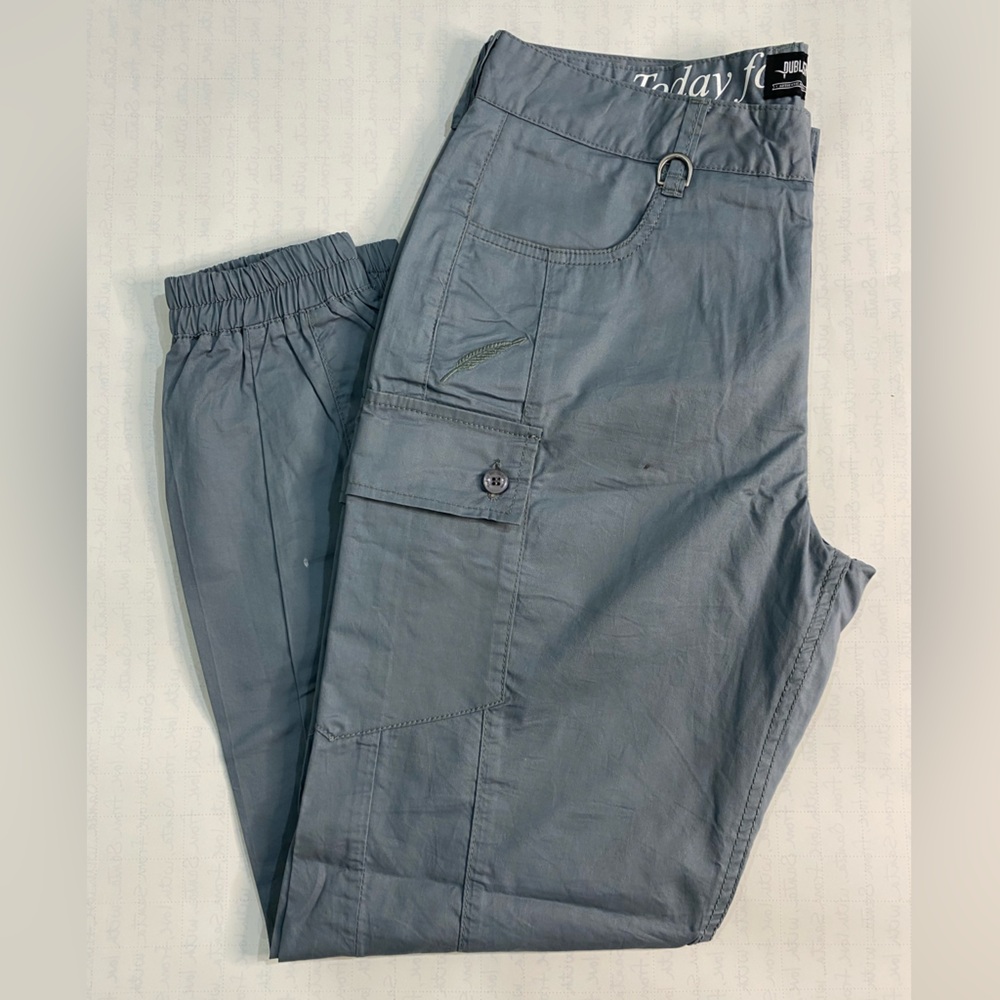 Publish Brand Jogger Gun Metal Grey/Blue Legacy Satin Finish Size 32.